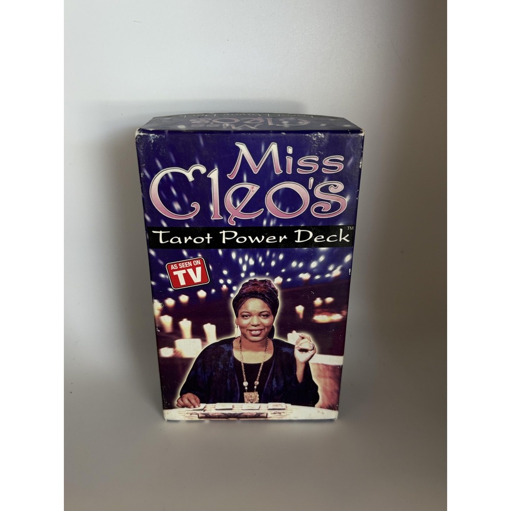 Vintage‎ 2001 Miss Cleo's Tarot Power Deck 78 Card Set As Seen On TV Complete